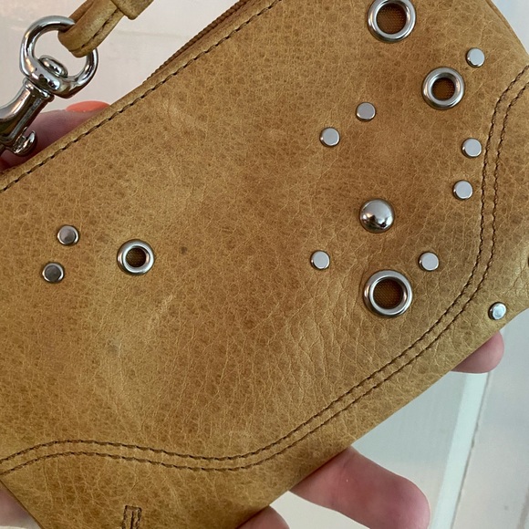 Studded Coach Wristlet - Picture 3 of 4